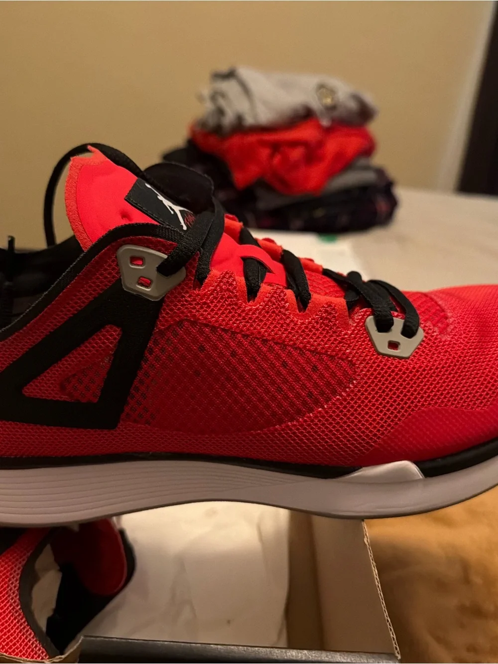 Jordan 89 Racer — Fire Red, Black, White